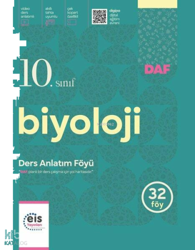 Eis Yayınları 10. Sınıf Biyoloji Ders Anlatım Föyü