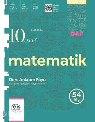 Eis Yayınları 10. Sınıf Matematik Ders Anlatım Föyü