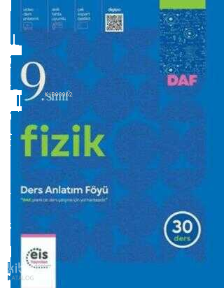 Eis Yayınları 9. Sınıf DAF Fizik