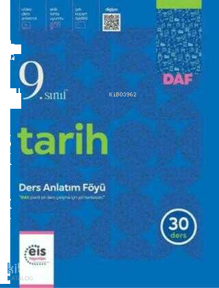 Eis Yayınları 9. Sınıf DAF Tarih
