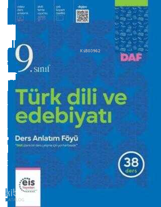 Eis Yayınları 9. Sınıf DAF Türk Dili ve Edebiyatı