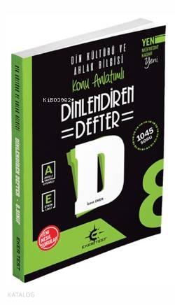 Eker Test Yayınları 8. Sınıf LGS Din Kültürü ve Ahlak Bilgisi Dinlendi