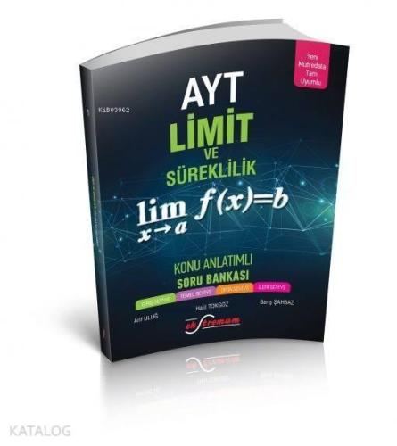 Ekstrem Yayınları AYT Limit ve Süreklilik Konu Anlatımlı Soru Bankası Ekstremum 