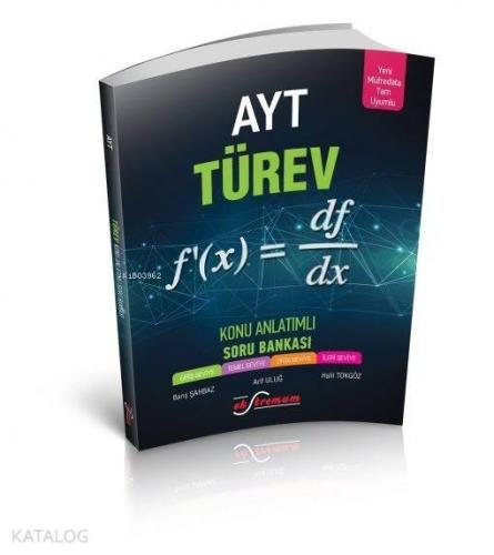 Ekstrem Yayınları AYT Türev Konu Anlatımlı Soru Bankası Ekstremum 