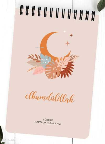 Elhamdulillah - Spiralli Haftalık Planlayıcı A5