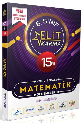 Elit Karma 6. Sınıf Matematik Konu Sıralı 15'li Deneme