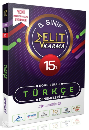Elit Karma 6. Sınıf Türkçe Konu Sıralı 15'li Deneme