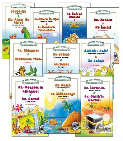 En Güzel Hikayeler Peygamberlerin Hayatı (Renkli, 10 Kitap Set)