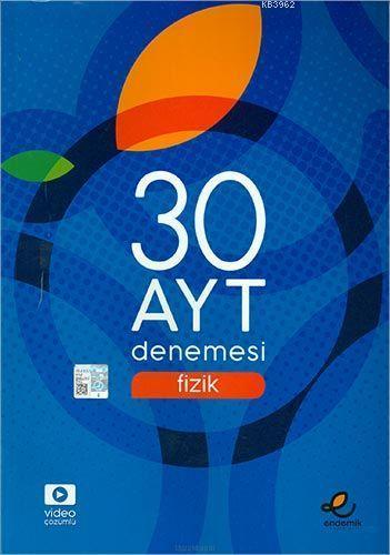 Endemik Yayınları AYT Fizik 30 Deneme Endemik