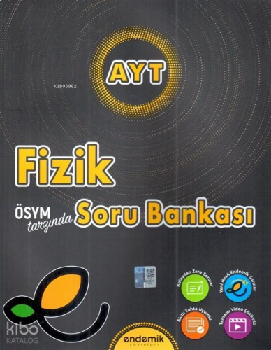 Endemik Yayınları AYT Fizik Soru Bankası