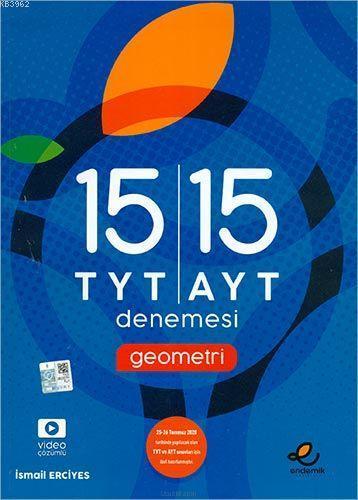 Endemik Yayınları TYT AYT Geometri 15 li Deneme 2020 Özel Endemik