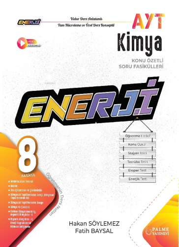Enerji Ayt Kimya Konu Özetli Soru Fasikülleri