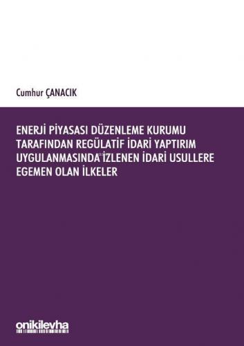 Enerji Piyasası Düzenleme Kurumu Tarafından Regülatif İdari Yaptırım Uygulanmasında İzlenen İdari; Usüllere Egemen Olan İlkeler