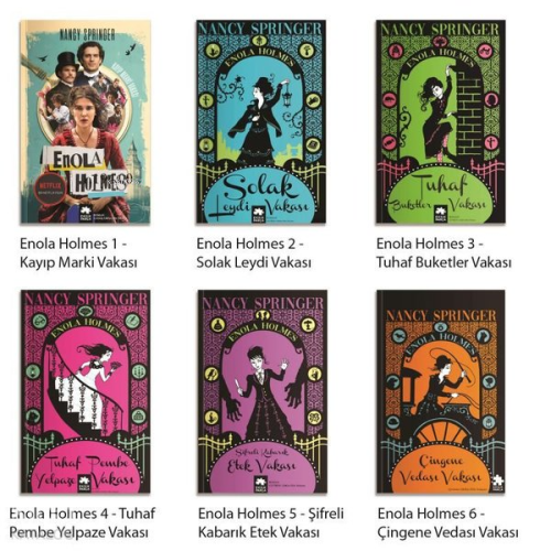 Enola Holmes Serisi Seti - 6 Kitap Takım