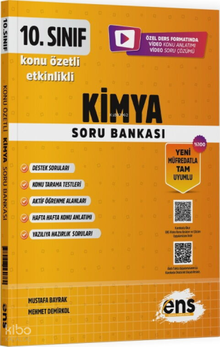 ENS 10. Sınıf Kimya Etkinlikli Soru Bankası