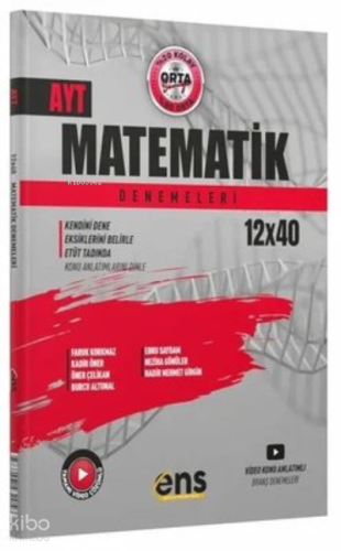 Ens Destek Yks Ayt Deneme 12 Li Matematik - 2022