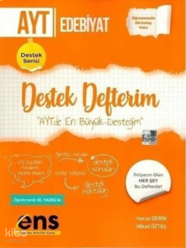 Ens Yks Ayt Destek Defterim T.Edebiyatı - 2021
