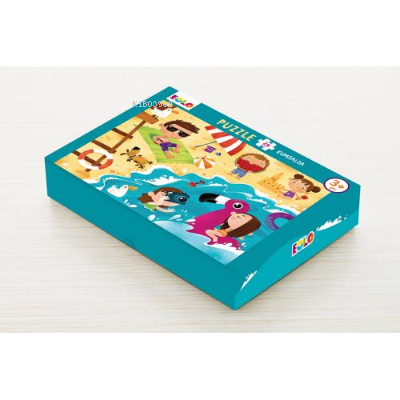 Eolo 24 Parça Puzzle - Kumsalda