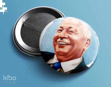 Erbakan Mavi İslami İğneli Rozet