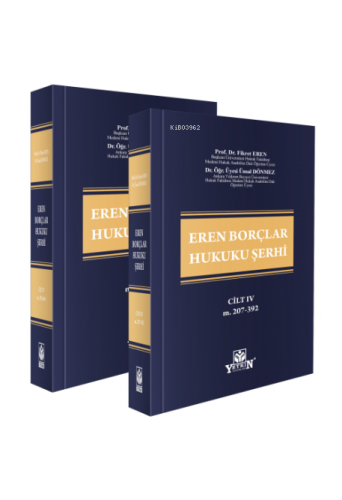 Eren Borçlar Hukuku ( 2 Cilt ) Özel