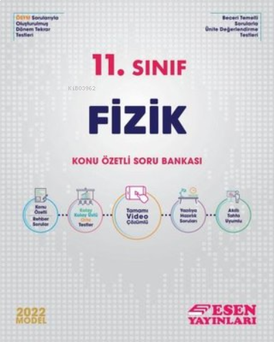 Esen 11.Sınıf Fizik Konu Özetli Soru Bankası