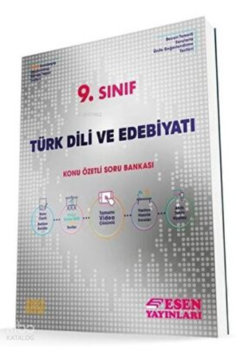 Esen 9.Sınıf Türk Dili Ve Edeb. Konu Özetli Sb
