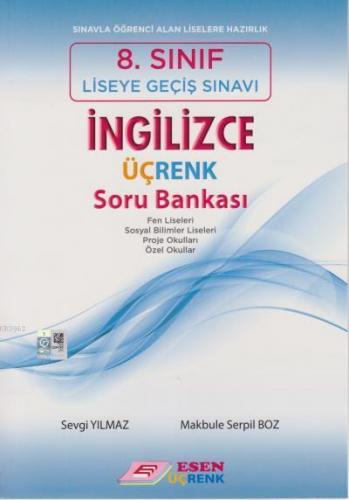 Esen Üçrenk Yayınları 8. Sınıf LGS İngilizce Soru Bankası Esen Üçrenk