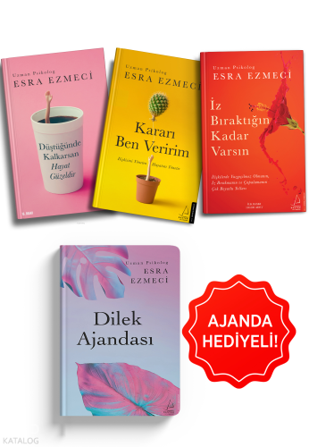 Esra Ezmeci Psikoloji Seti 3 Kitap ;Dilek Ajanda Hediyeli