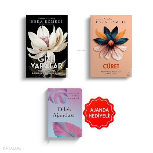 Esra Ezmeci Seti - 2 Kitap Takım Dilek Ajandası Hediyeli!