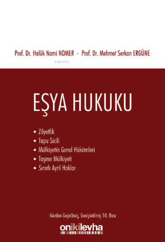 Eşya Hukuku