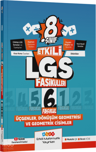 Etkili Matematik LGS 8. Sınıf Etkili Fasikül Üçgenler Dönüşüm Geometri