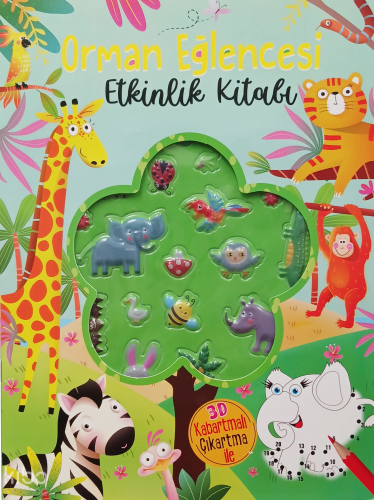 Etkinlik Kitabı – Orman Eğlencesi ;(Kabartmalı Çıkartmalı)