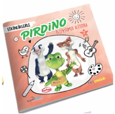 Etkinliklerle Pırdino Boyama Kitabı 2