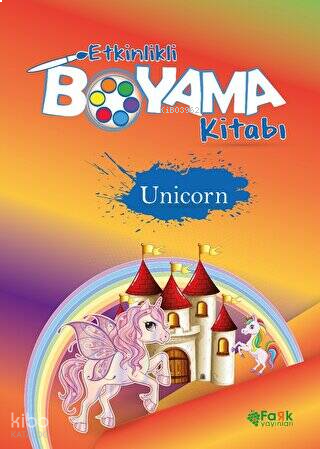 Etkinlikli Boyama Kitabı Unicorn