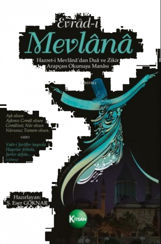 Evrad-ı Mevlana Hazret-i Mevlana'dan Dua ve Zikir Arapçası Okunuşu Manası