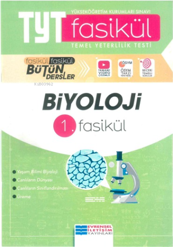 Evrensel İletişim Yayınları Tyt Biyoloji 1. Fasikül