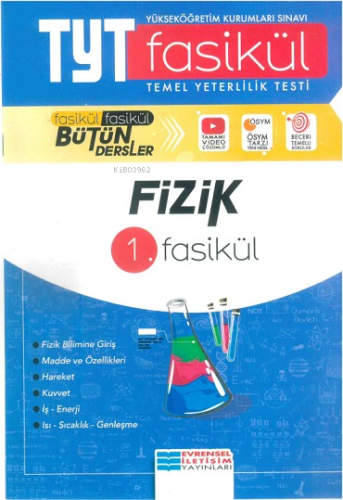 Evrensel İletişim Yayınları Tyt Fizik 1. Fasikül