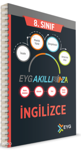 EYG Akıllı İmza 8.Sınıf İngilizce Akıllı Defter
