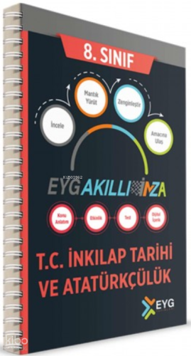 EYG Akıllı İmza 8.Sınıf İnkılap Tarihi Ve Atatürkçülük Akıllı Defter