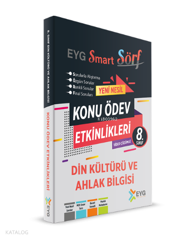 EYG Smart Sörf 8.Sınıf Din Kültürü Ve Ahlak Bilgisi Kurumsal Föy