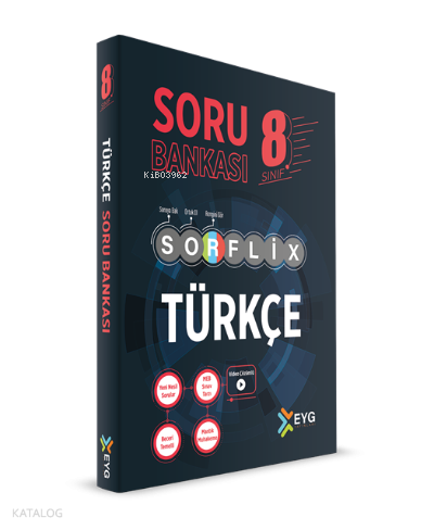 EYG Sorflix 8. Sınıf Türkçe Soru Bankası