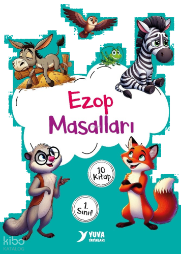 Ezop Masalları 1. Sınıf 10 Kitap