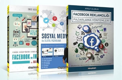 Facebook Instagram ve Sosyal Medya Reklamcılıgı Eğitim Seti - 3 Kitap Takım