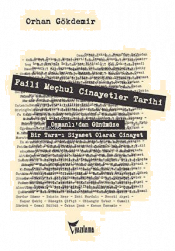 Faili Meçhul Cinayetler Tarihi