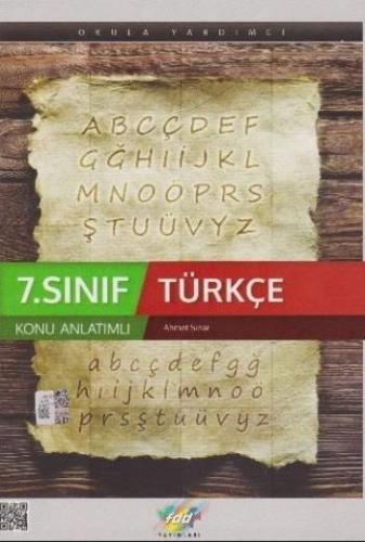 FDD Yayınları 7. Sınıf Türkçe Konu Anlatımlı FDD