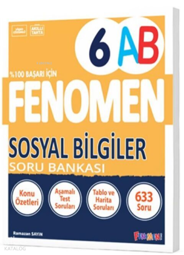 Fenomen 6. Sınıf Sosyal Bilgiler A ve B Soru Bankası