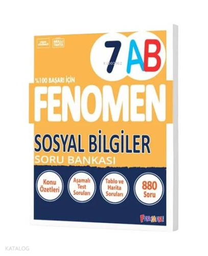 Fenomen 7.  Sınıf Sosyal Bilgiler A-B Soru Bankası