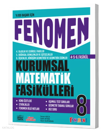 Fenomen 8 Kurumsal Matematik Fasikülleri (4-5-6. Fasikül)
