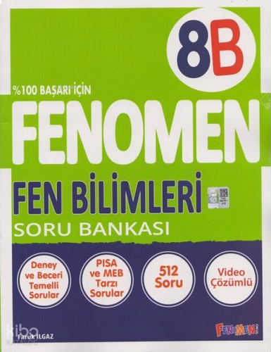 Fenomen 8. Sınıf Fenomen Fen Bilimleri B Soru Bankası