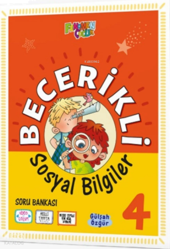 Fenomen Çocuk 4. Sınıf Becerikli Sosyal Bilgiler Soru Bankası